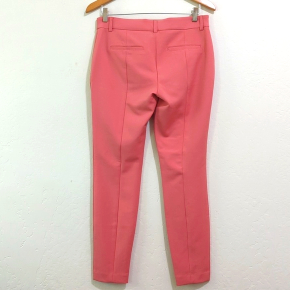 LIKE NEW Express Extreme Stretch Mid Rise Skinny Pants in Salmon Size 8 Regular - Picture 6 of 11